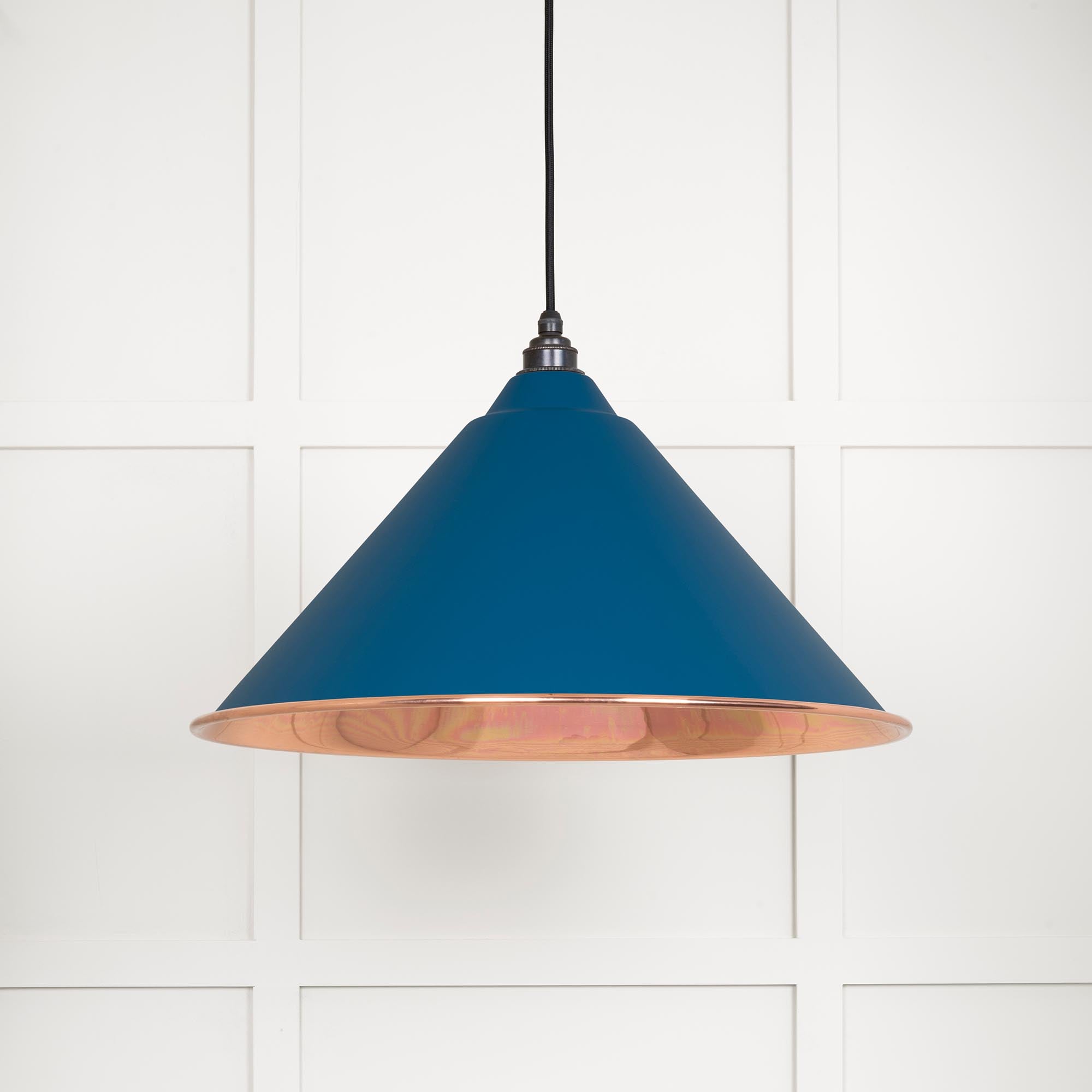 Smooth Copper Hockley Pendant in Upstream | From The Anvil - Hockley - From The Anvil - Yester Home