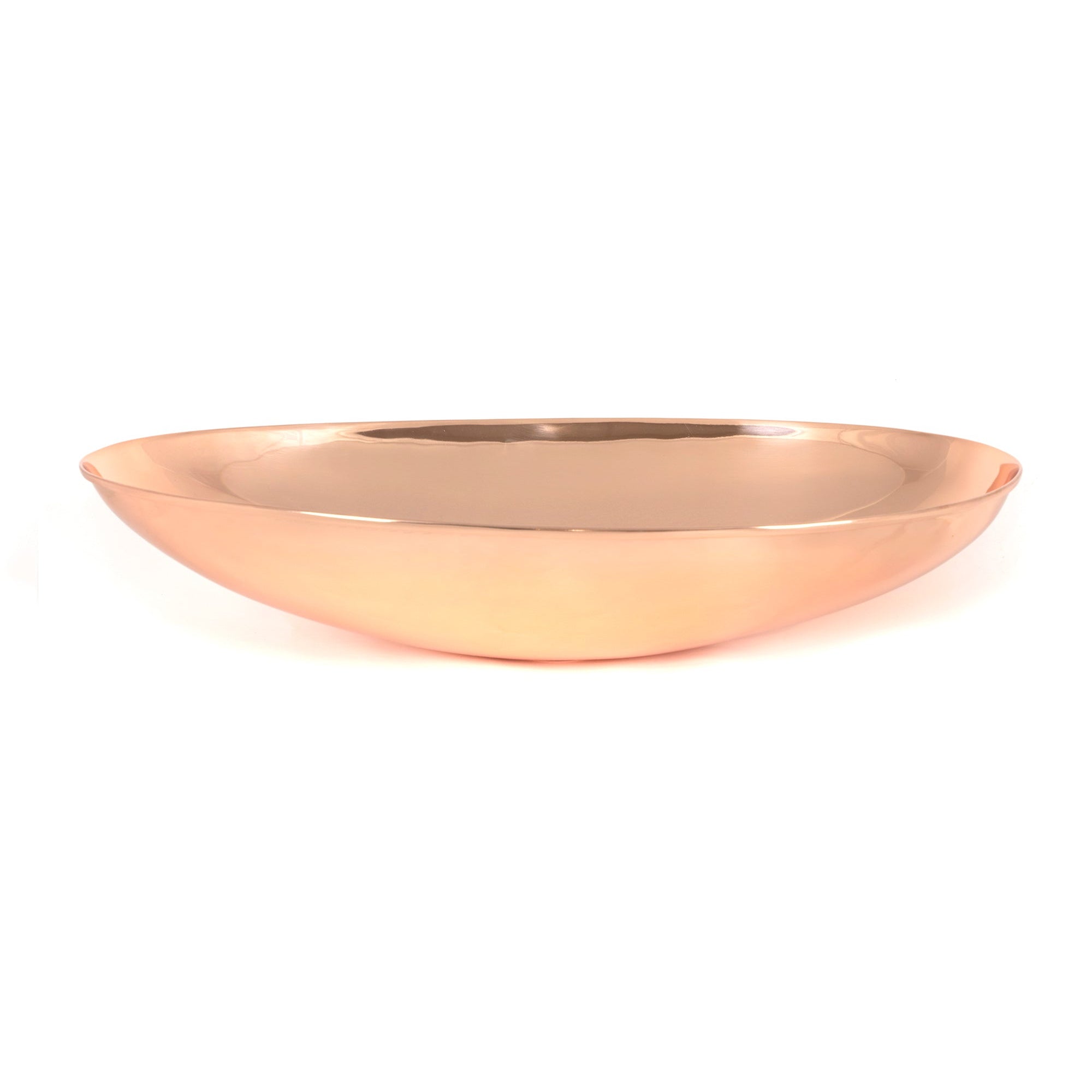 Smooth Copper Oval Sink | From The Anvil-Sinks-Yester Home