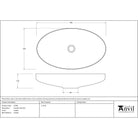 Smooth Copper Oval Sink | From The Anvil-Sinks-Yester Home