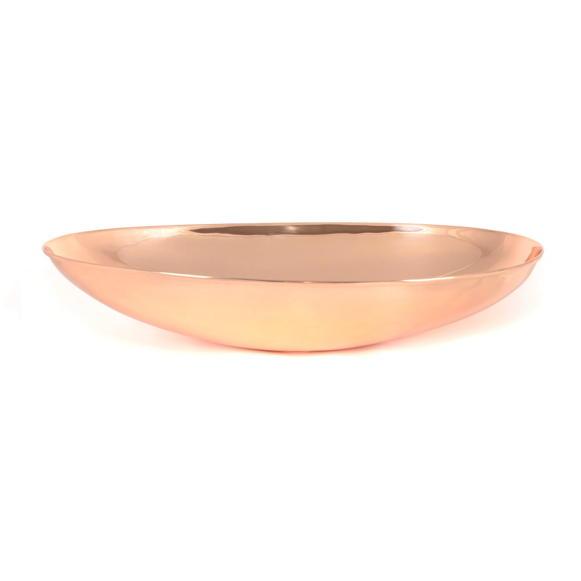 Smooth Copper Oval Sink | From The Anvil - Sinks - From The Anvil - Yester Home