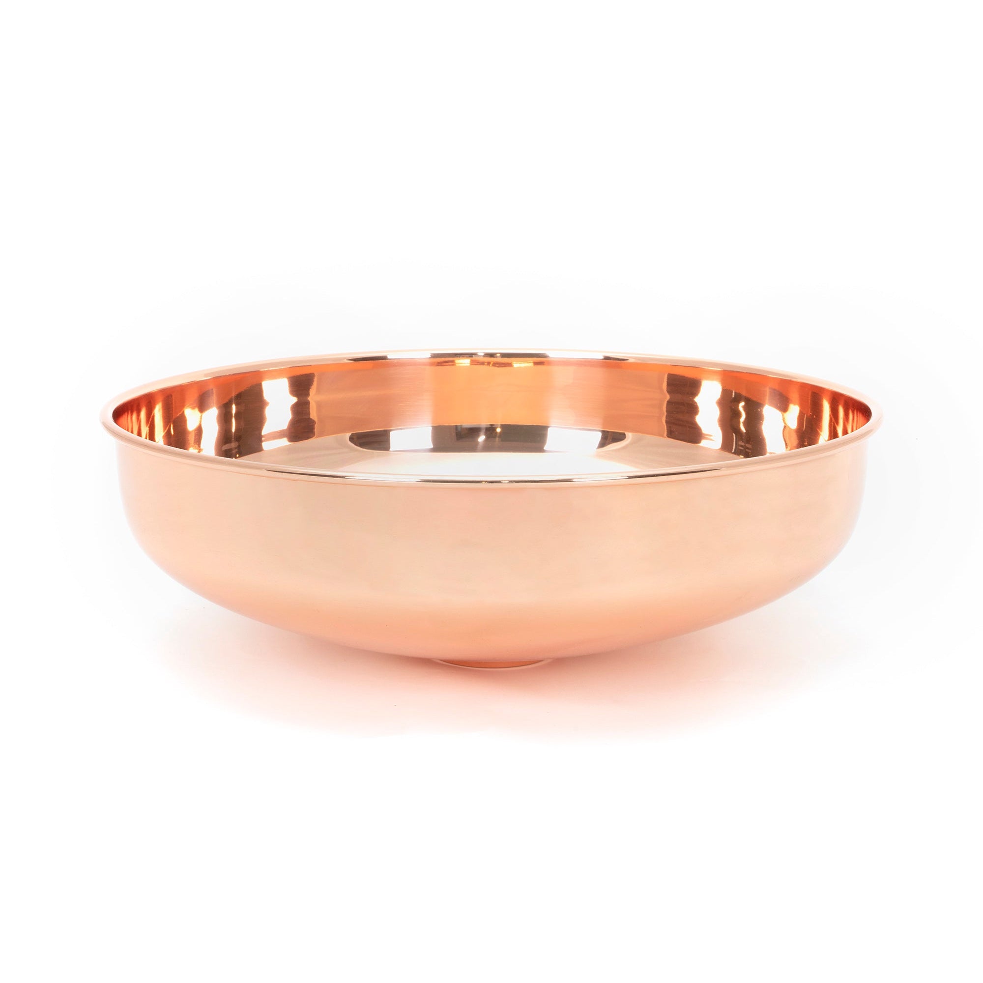 Smooth Copper Round Sink | From The Anvil-Sinks-Yester Home