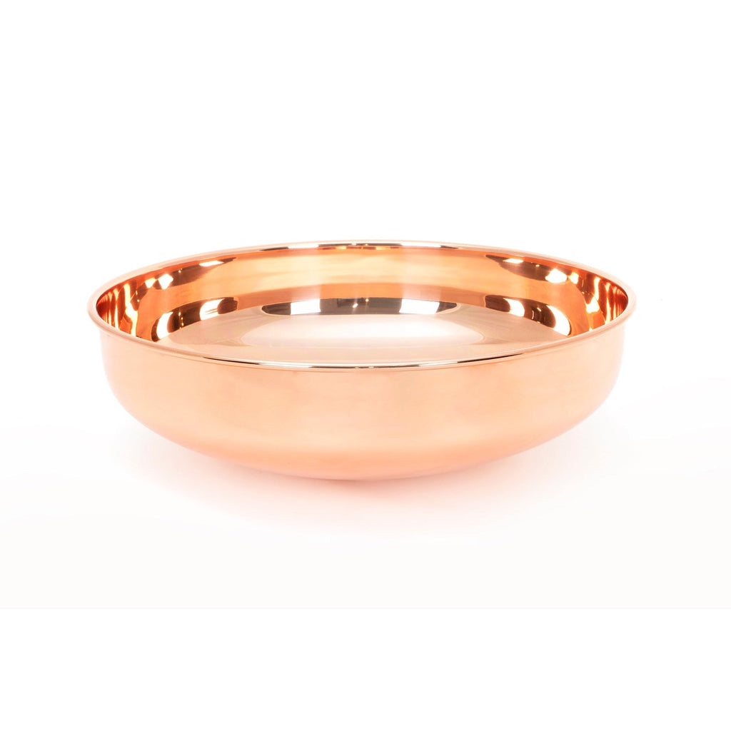 Smooth Copper Round Sink | From The Anvil