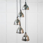 Smooth Nickel Brindley Cluster Pendant | From The Anvil-Cluster Pendants-Yester Home