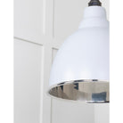 Smooth Nickel Brindley Cluster Pendant in Birch | From The Anvil - Cluster Pendants - From The Anvil - Yester Home