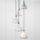 Smooth Nickel Brindley Cluster Pendant in Birch | From The Anvil-Cluster Pendants-Yester Home