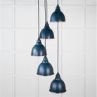 Smooth Nickel Brindley Cluster Pendant in Dusk | From The Anvil-Cluster Pendants-Yester Home