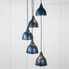 Smooth Nickel Brindley Cluster Pendant in Dusk | From The Anvil-Cluster Pendants-Yester Home