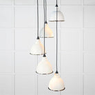 Smooth Nickel Brindley Cluster Pendant in Teasel | From The Anvil-Cluster Pendants-Yester Home
