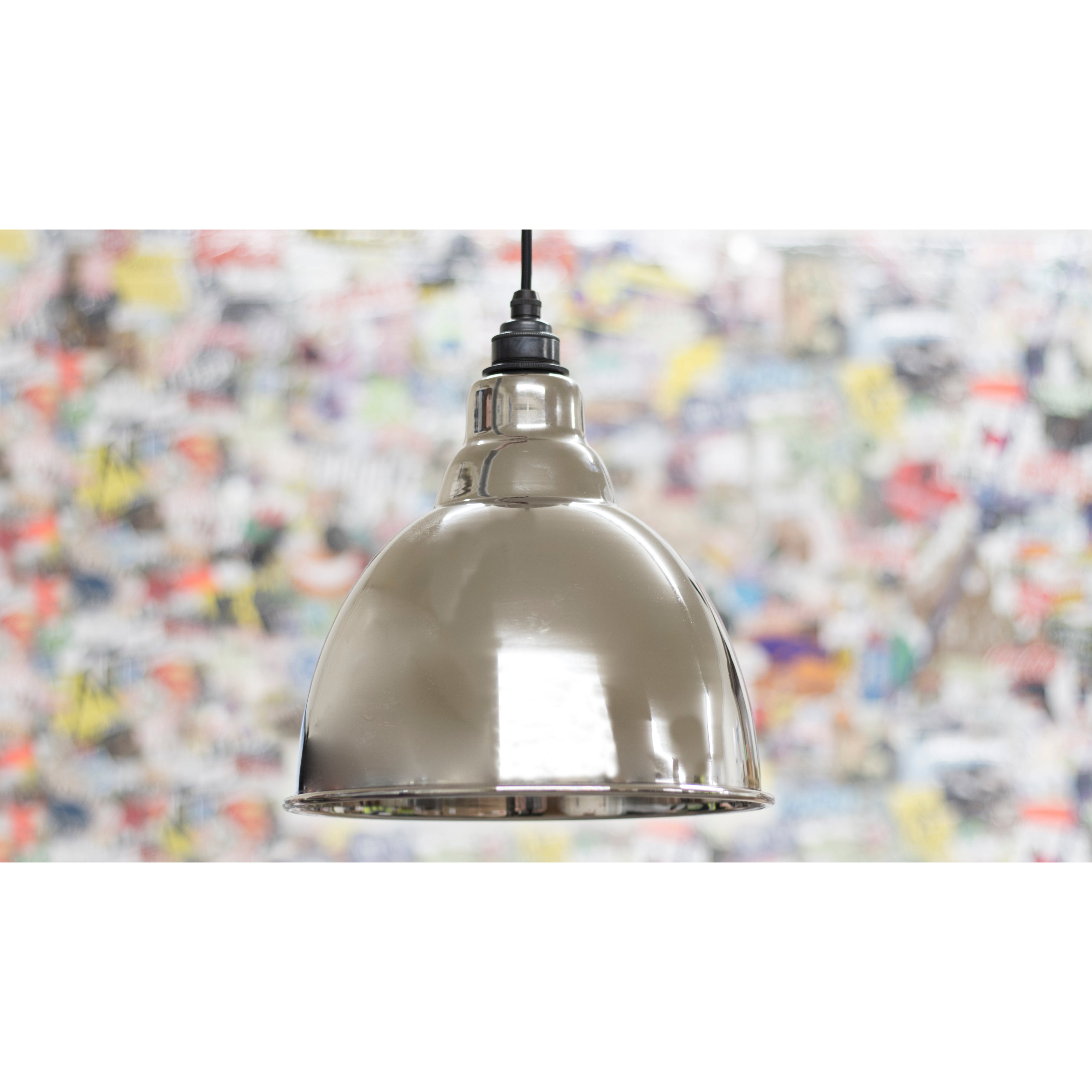 Smooth Nickel Brindley Pendant | From The Anvil-Brindley-Yester Home