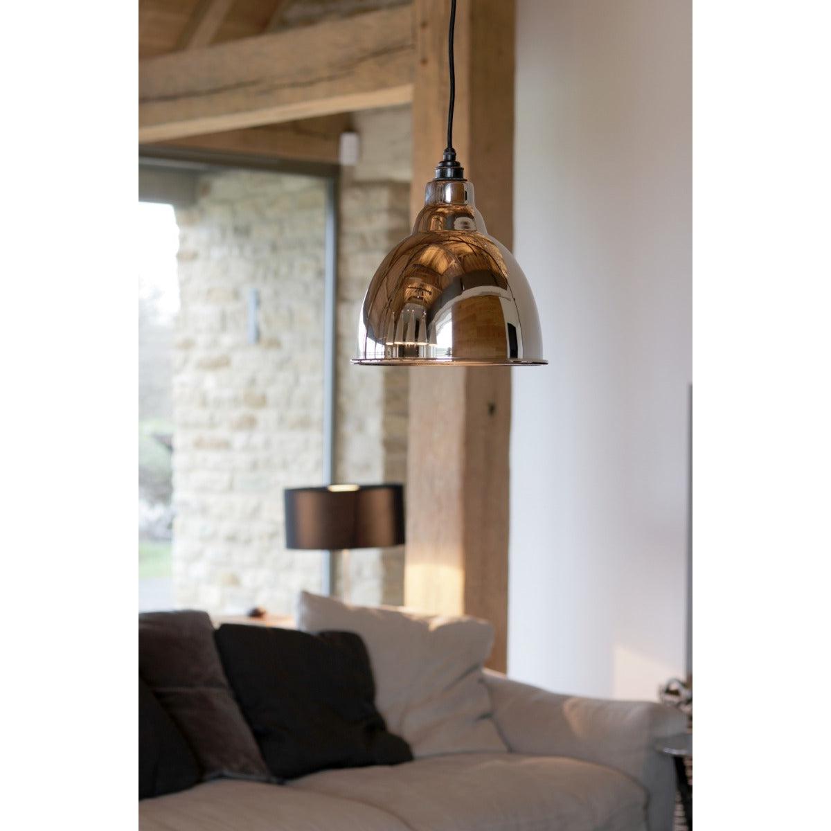 Smooth Nickel Brindley Pendant | From The Anvil-Brindley-Yester Home