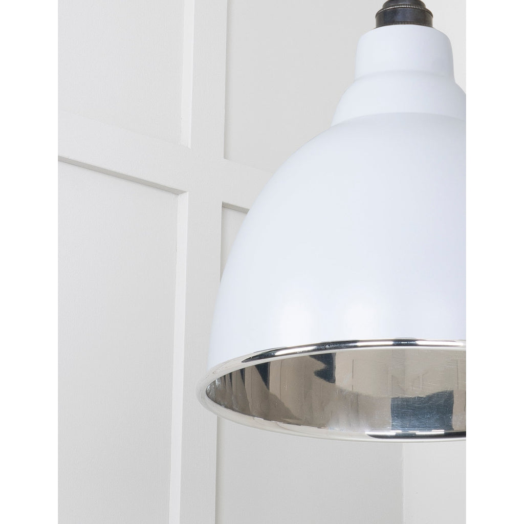 Smooth Nickel Brindley Pendant in Birch | From The Anvil