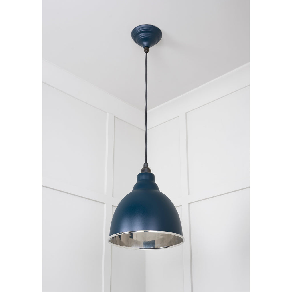 Smooth Nickel Brindley Pendant in Dusk | From The Anvil
