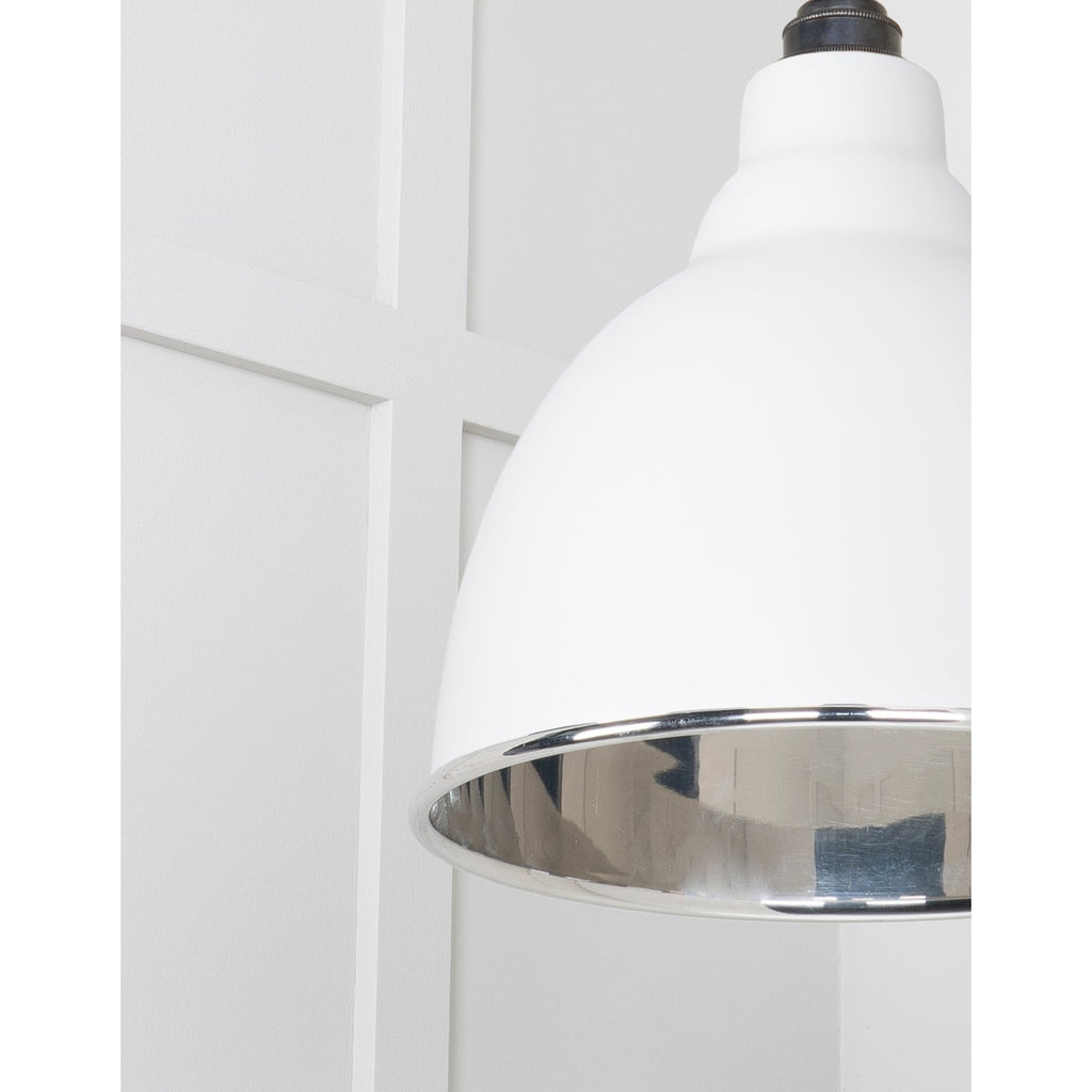 Smooth Nickel Brindley Pendant in Flock | From The Anvil-Brindley-Yester Home