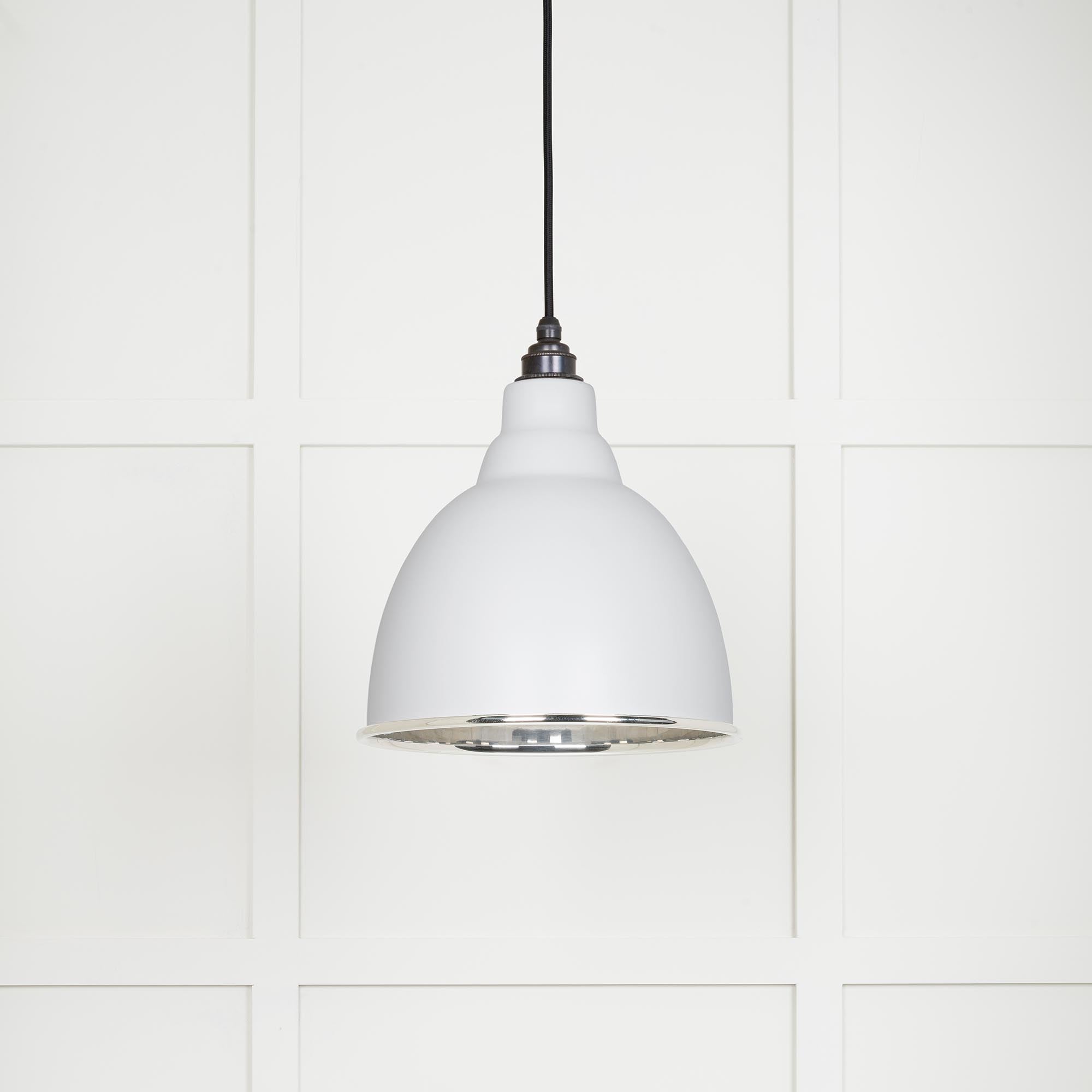 Smooth Nickel Brindley Pendant in Flock | From The Anvil - Brindley - From The Anvil - Yester Home