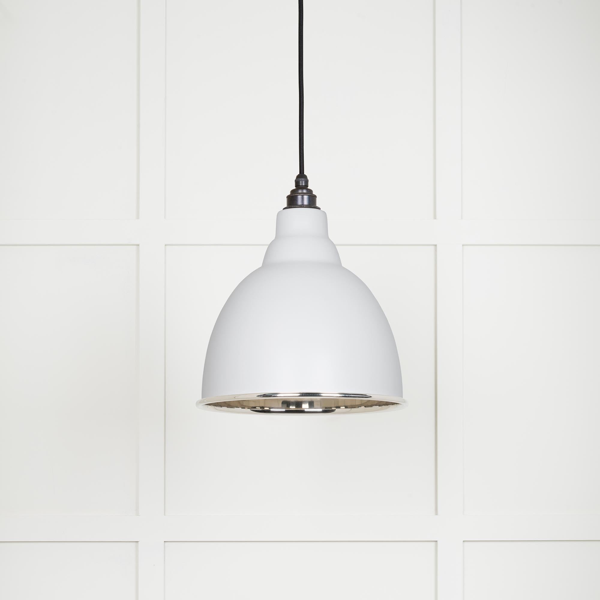 Smooth Nickel Brindley Pendant in Flock | From The Anvil - Brindley - From The Anvil - Yester Home