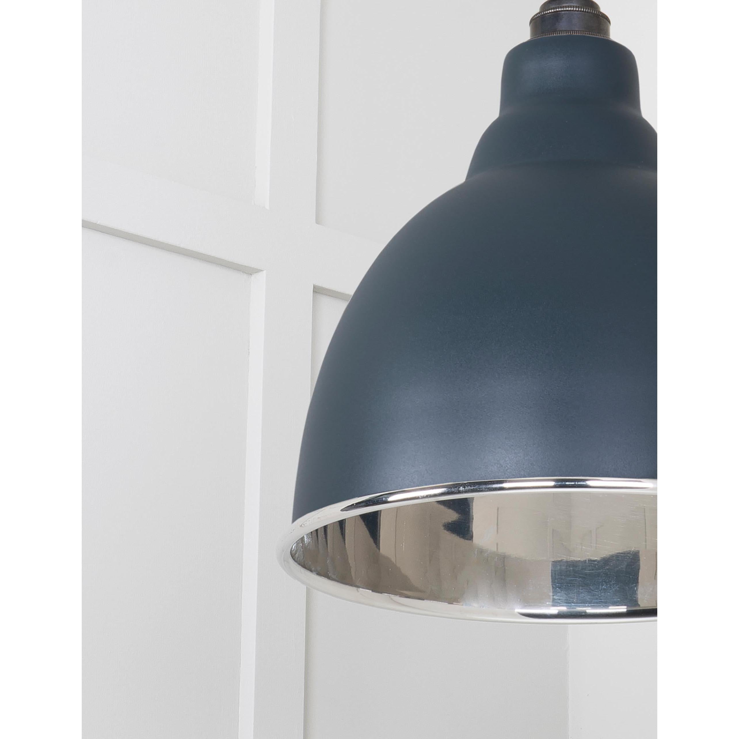 Smooth Nickel Brindley Pendant in Soot | From The Anvil - Brindley - From The Anvil - Yester Home