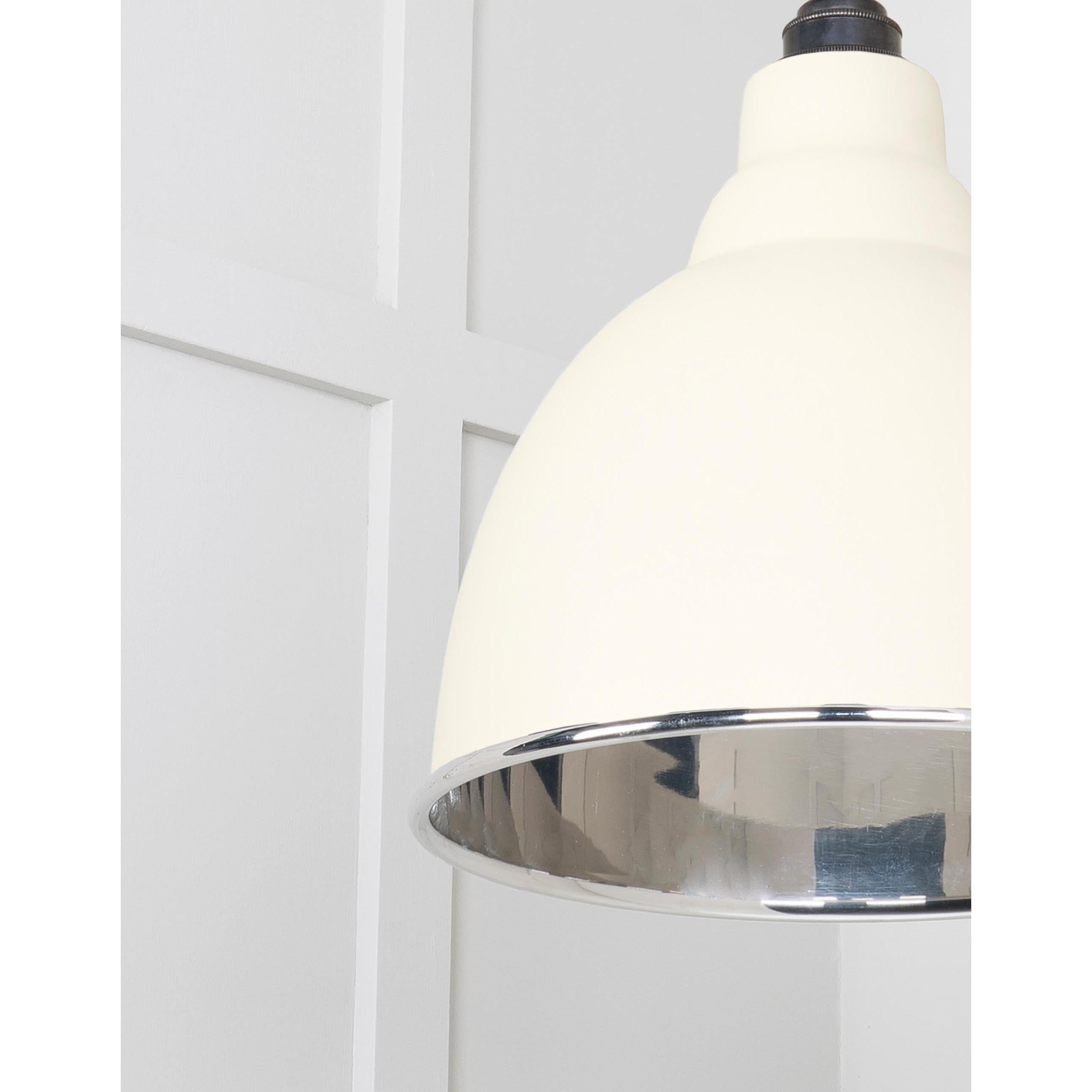 Smooth Nickel Brindley Pendant in Teasel | From The Anvil - Brindley - From The Anvil - Yester Home