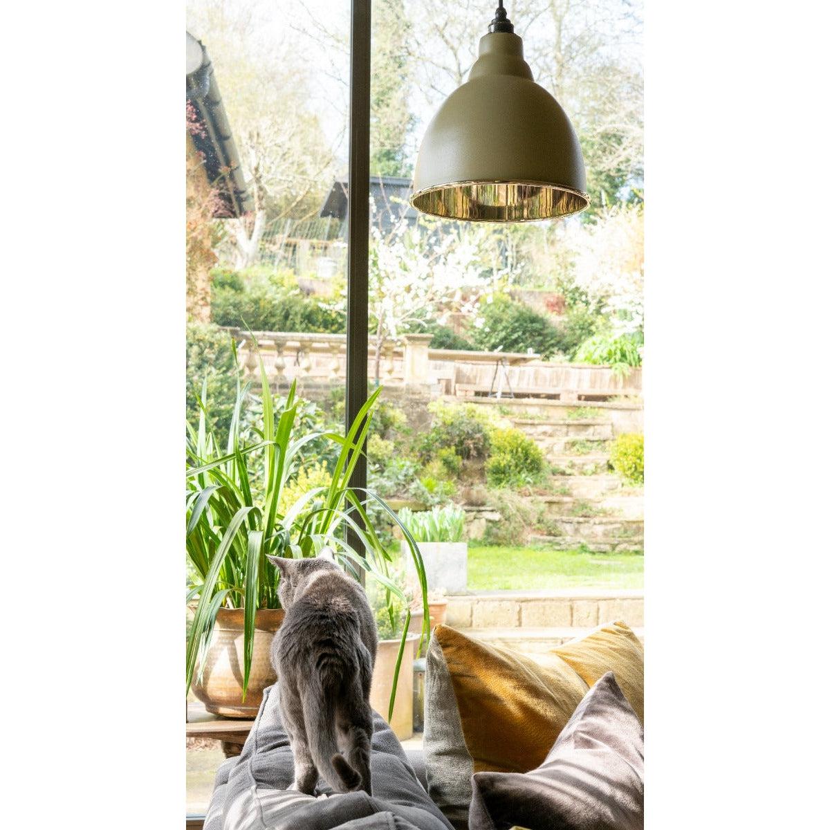 Smooth Nickel Brindley Pendant in Tump | From The Anvil-Brindley-Yester Home