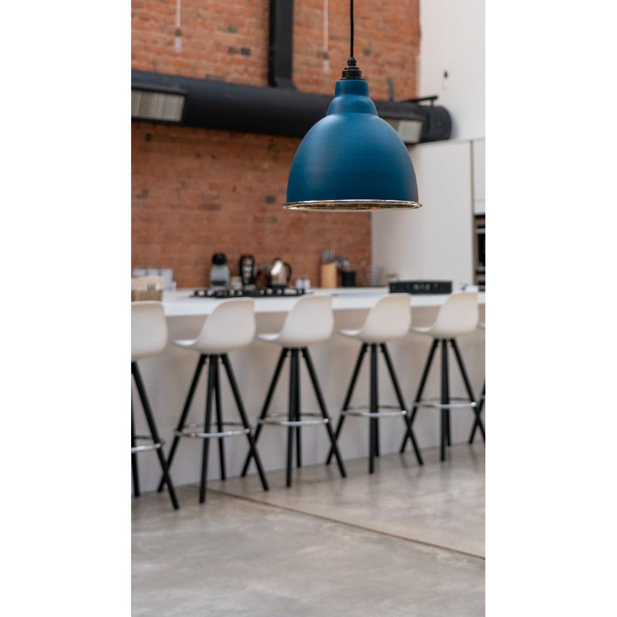 Smooth Nickel Brindley Pendant in Upstream | From The Anvil-Brindley-Yester Home