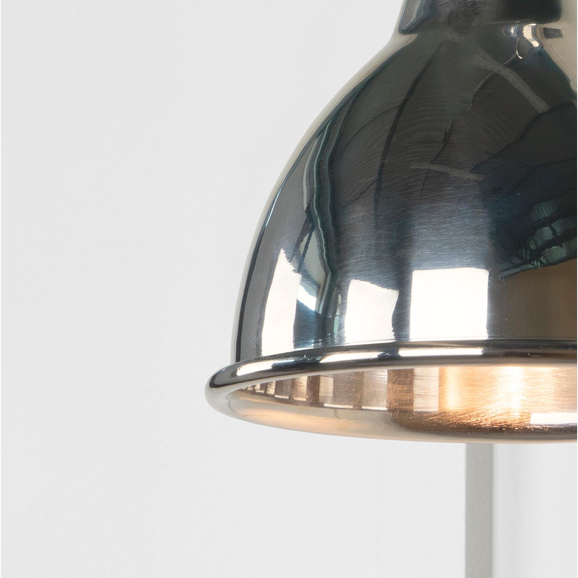 Smooth Nickel Brindley Wall Light | From The Anvil - Wall Lights - From The Anvil - Yester Home