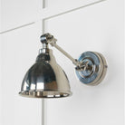 Smooth Nickel Brindley Wall Light | From The Anvil-Wall Lights-Yester Home