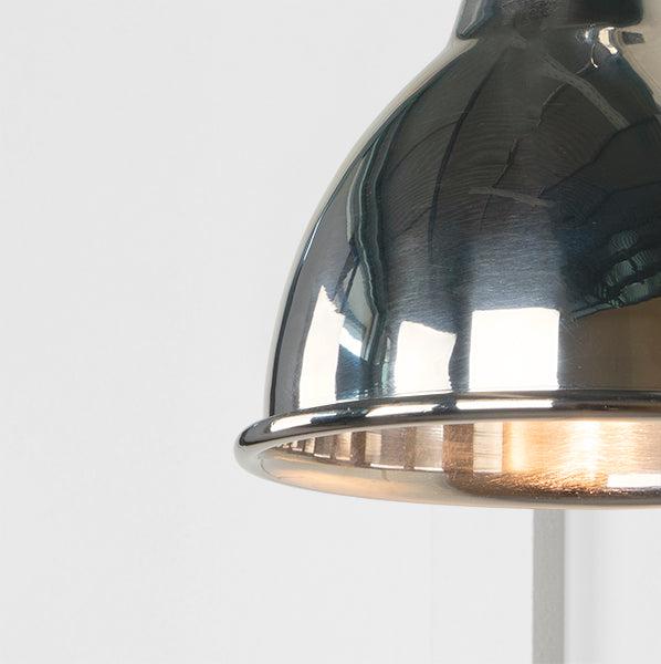 Smooth Nickel Brindley Wall Light | From The Anvil-Wall Lights-Yester Home