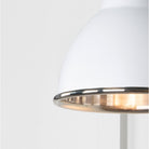 Smooth Nickel Brindley Wall Light in Flock | From The Anvil - Wall Lights - From The Anvil - Yester Home