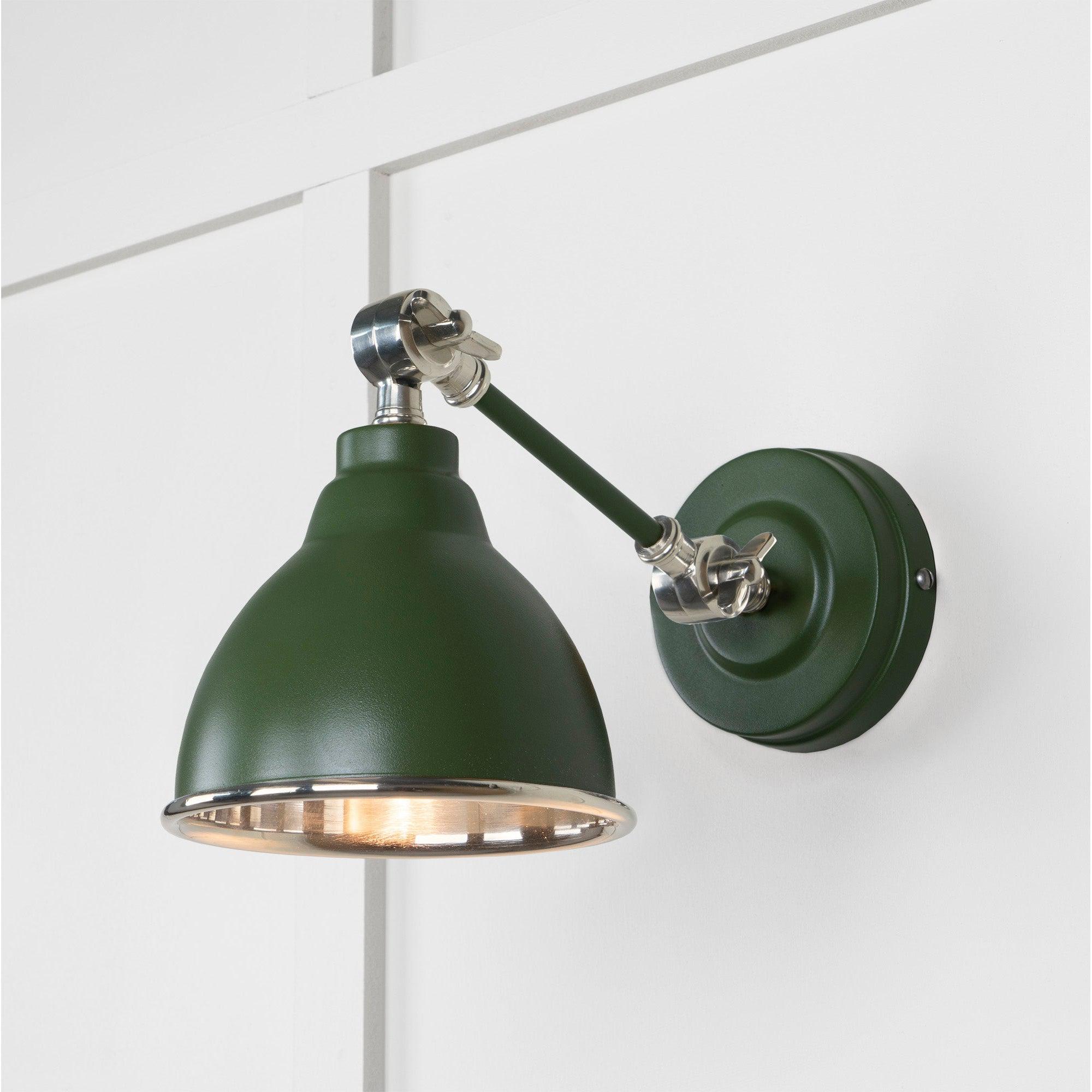 Smooth Nickel Brindley Wall Light in Heath-Wall Lights-Yester Home