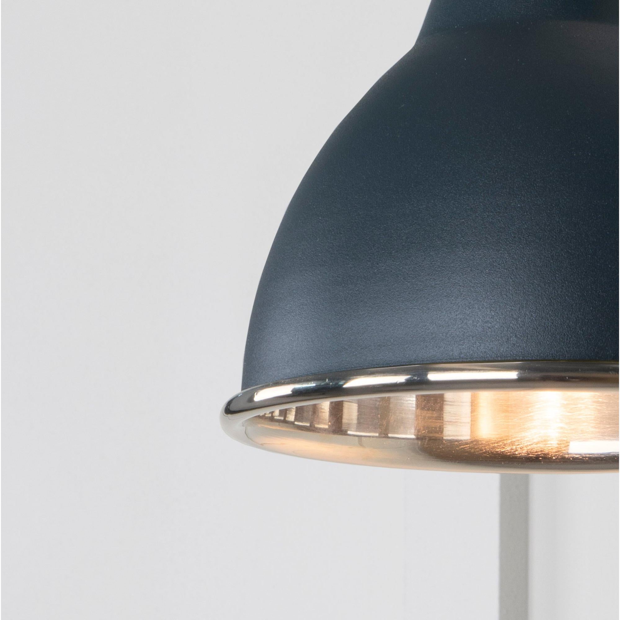 Smooth Nickel Brindley Wall Light in Soot | From The Anvil - Wall Lights - From The Anvil - Yester Home