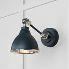 Smooth Nickel Brindley Wall Light in Soot | From The Anvil-Wall Lights-Yester Home