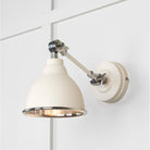 Smooth Nickel Brindley Wall Light in Teasel | From The Anvil - Wall Lights - From The Anvil - Yester Home