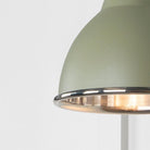 Smooth Nickel Brindley Wall Light in Tump | From The Anvil-Wall Lights-Yester Home