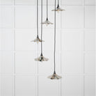 Smooth Nickel Flora Cluster Pendant | From The Anvil-Cluster Pendants-Yester Home
