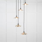 Smooth Nickel Flora Cluster Pendant | From The Anvil-Cluster Pendants-Yester Home