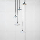 Smooth Nickel Flora Cluster Pendant in Birch | From The Anvil-Cluster Pendants-Yester Home