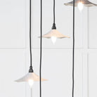 Smooth Nickel Flora Cluster Pendant in Birch | From The Anvil-Cluster Pendants-Yester Home