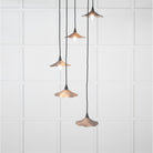 Smooth Nickel Flora Cluster Pendant in Bluff | From The Anvil - Cluster Pendants - From The Anvil - Yester Home