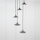 Smooth Nickel Flora Cluster Pendant in Bluff | From The Anvil - Cluster Pendants - From The Anvil - Yester Home
