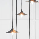 Smooth Nickel Flora Cluster Pendant in Dusk | From The Anvil - Cluster Pendants - From The Anvil - Yester Home