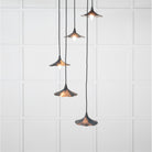 Smooth Nickel Flora Cluster Pendant in Dusk | From The Anvil-Cluster Pendants-Yester Home