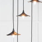 Smooth Nickel Flora Cluster Pendant in Elan Black | From The Anvil - Cluster Pendants - From The Anvil - Yester Home