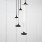 Smooth Nickel Flora Cluster Pendant in Soot | From The Anvil-Cluster Pendants-Yester Home