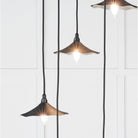 Smooth Nickel Flora Cluster Pendant in Soot | From The Anvil - Cluster Pendants - From The Anvil - Yester Home