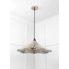 Smooth Nickel Flora Pendant | From The Anvil-Ceiling Pendants-Yester Home
