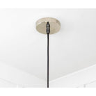 Smooth Nickel Flora Pendant | From The Anvil-Ceiling Pendants-Yester Home