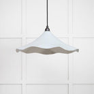 Smooth Nickel Flora Pendant in Birch | From The Anvil-Ceiling Pendants-Yester Home