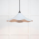 Smooth Nickel Flora Pendant in Birch | From The Anvil-Ceiling Pendants-Yester Home