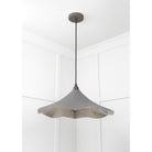 Smooth Nickel Flora Pendant in Bluff | From The Anvil - Ceiling Lights - From The Anvil - Yester Home