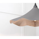 Smooth Nickel Flora Pendant in Bluff | From The Anvil - Ceiling Lights - From The Anvil - Yester Home