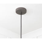 Smooth Nickel Flora Pendant in Bluff | From The Anvil - Ceiling Lights - From The Anvil - Yester Home